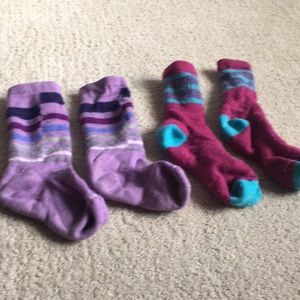 Girls m/l smart wool hiking socks